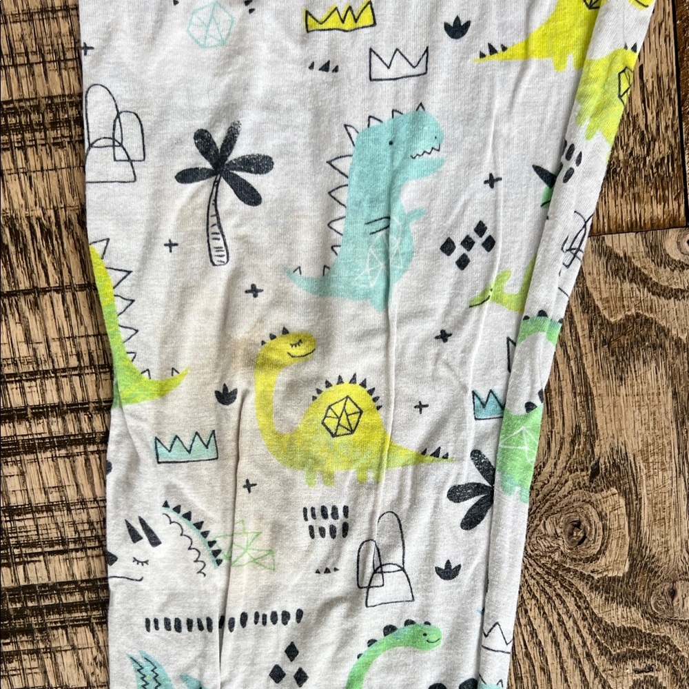 Little Sleepies Dinosaur Bamboo Pajama Set Boys Size 9/10 - Picture 4 of 4